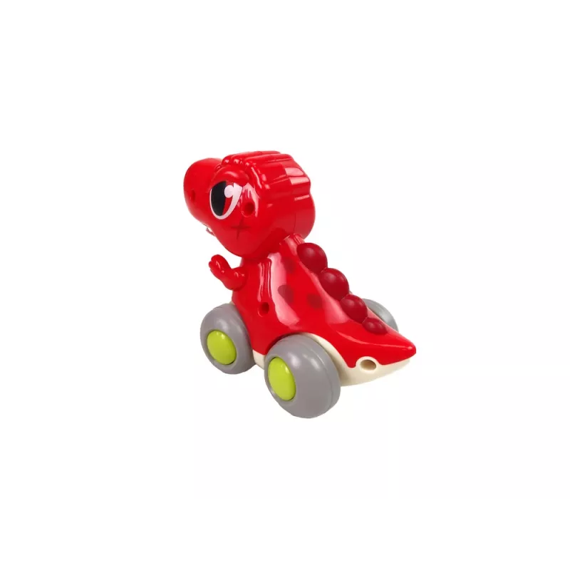 LEAN TOYS Dinosaurio sobre ruedas T-Rex figura roja