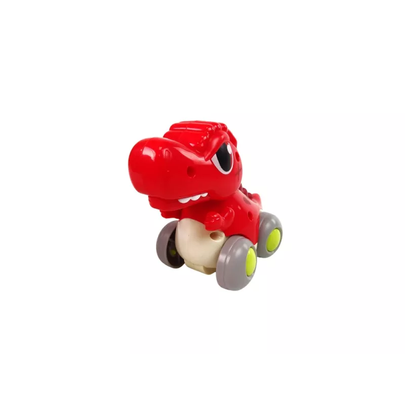 LEAN TOYS Dinosaurio sobre ruedas T-Rex figura roja