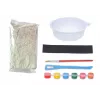LEAN TOYS Kit DIY Halloween imanes moldes de yeso calabaza