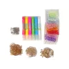 LEAN TOYS Set DIY Creación de Joyas Abalorios Rotuladores