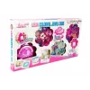 LEAN TOYS Set de abalorios de joyería DIY caja espejo plegable