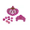 LEAN TOYS Set de manualidades pulsera con colgantes de letras