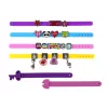 LEAN TOYS Set de manualidades pulsera con colgantes de letras