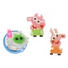 LEAN TOYS Set DIY Bolas de Agua Mágicas 8 Colores Cerditos