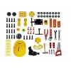 LEAN TOYS Set DIY a pilas 3en1 Maletín taller 85 piezas 56cm