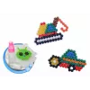 LEAN TOYS Set DIY Bolas de Agua Abalorios Mágicos 8 Colores Vehículos de Construcción