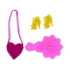 LEAN TOYS Muñeca con pelo largo y vestido de pintar