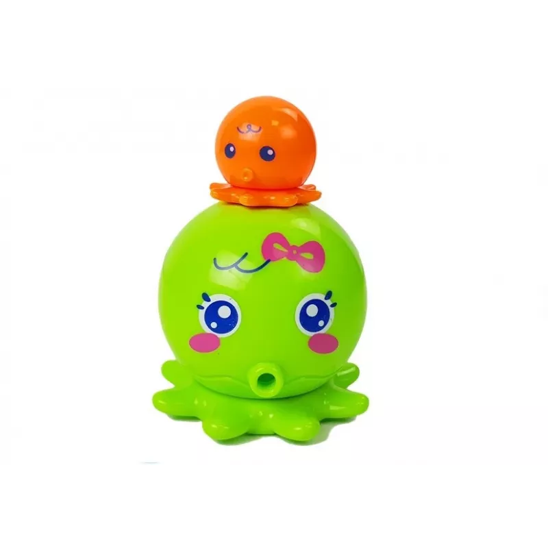 LEAN TOYS Set de baño delfín animales marinos cascada de plástico