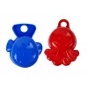LEAN TOYS Set de baño delfín animales marinos cascada de plástico