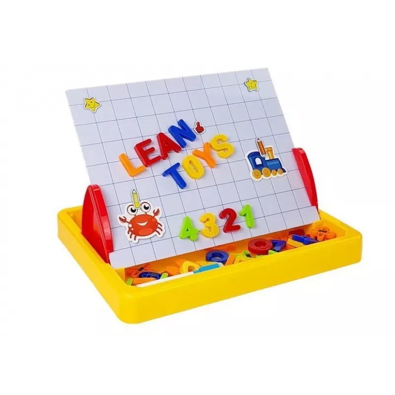 LEAN TOYS Pizarra de dibujo con imanes