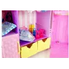 LEAN TOYS Vestidor con luz y espejo para muñecas de 26 cm - set de ropa y accesorios