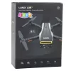 LEAN TOYS Dron LU50 Air doble cámara HD MV vídeo luces LED App