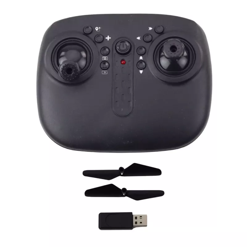 LEAN TOYS Dron giroscopio de seis ejes luces LED rotación 360° azul