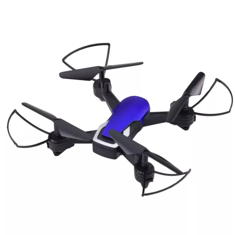 LEAN TOYS Dron giroscopio de seis ejes luces LED rotación 360° azul