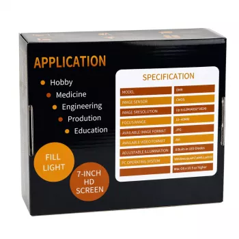 LEAN TOYS Microscopio digital educativo mando a distancia con cable 1200X LCD 7