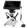 LEAN TOYS Microscopio digital educativo mando a distancia con cable 1200X LCD 7