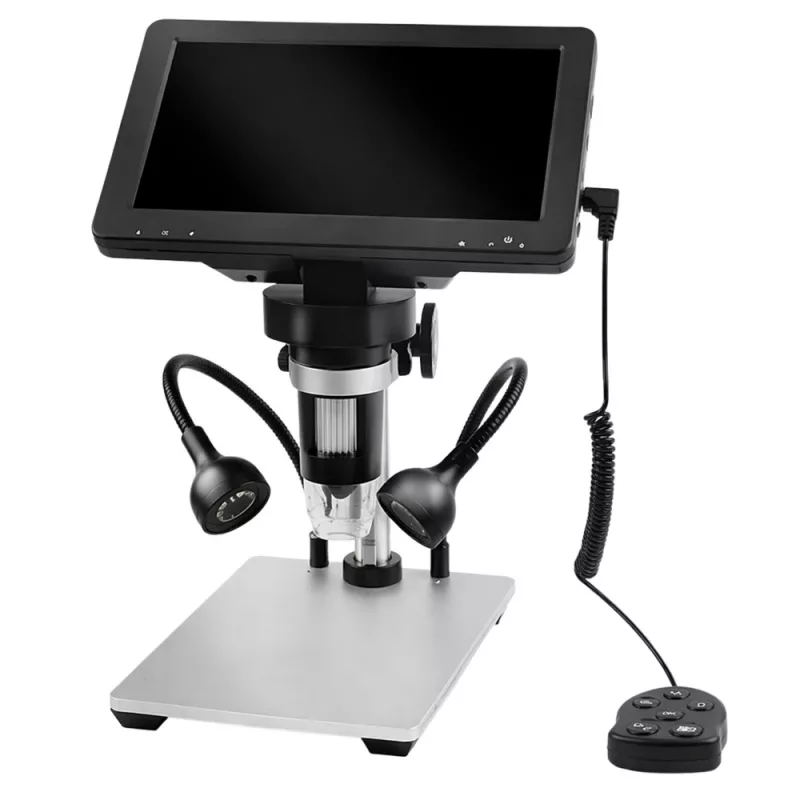 LEAN TOYS Microscopio digital educativo mando a distancia con cable 1200X LCD 7