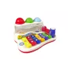 LEAN TOYS Dulcémele didáctico para niños pequeños con martillo y bolas de colores