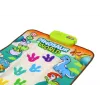 LEAN TOYS Alfombra de baile interactiva educativa dinosaurios luces sonidos