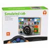 LEAN TOYS Tablero de manipulación educativo simulador volante luces sonidos