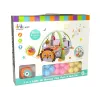 LEAN TOYS Manta de aprendizaje parque de juegos león con bolas para bebés