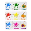 LEAN TOYS Puzzle educativo colores en inglés 10 conexiones