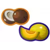 LEAN TOYS Puzzle educativo para bebés frutas 5 piezas 40 piezas