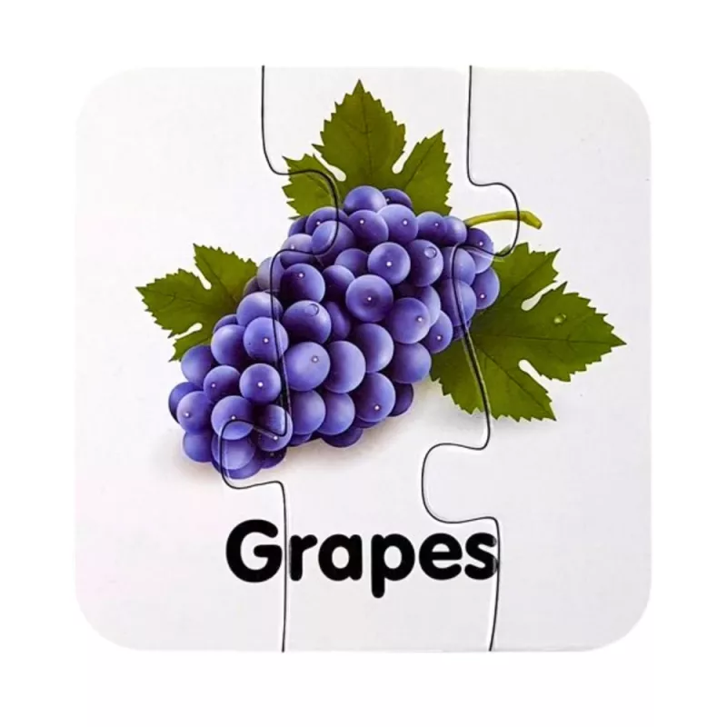 LEAN TOYS Puzzle educativo Fruit Jigsaw Puzzle 10 conexiones