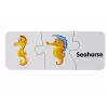LEAN TOYS Puzzle educativo El mundo de los océanos Puzzle 10 conexiones