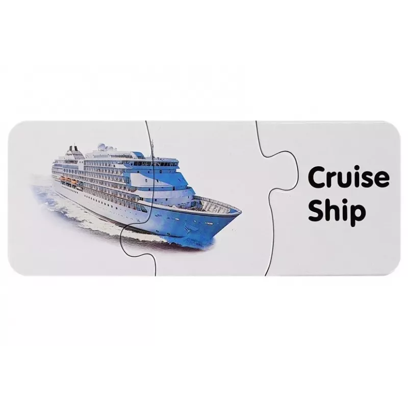 LEAN TOYS Puzzle educativo Transport Puzzle 10 conexiones