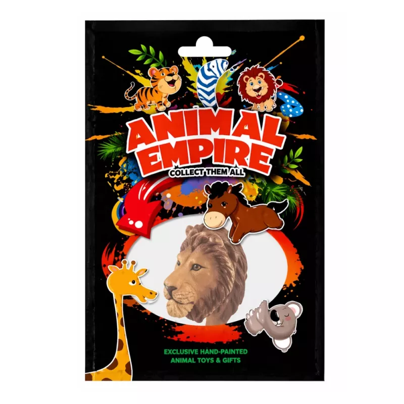 LEAN TOYS Anillo de aprendizaje para animales de mano león