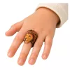 LEAN TOYS Anillo de aprendizaje para animales de mano león