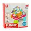 Mesa de aprendizaje LEAN TOYS panel de música interactivo piano 2 en 1 rojo
