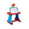 LEAN TOYS Mesa de aprendizaje con proyector, silla, lápices de colores, imanes, letras y números