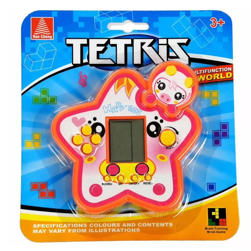 LEAN TOYS Juego electrónico Tetris Star Red