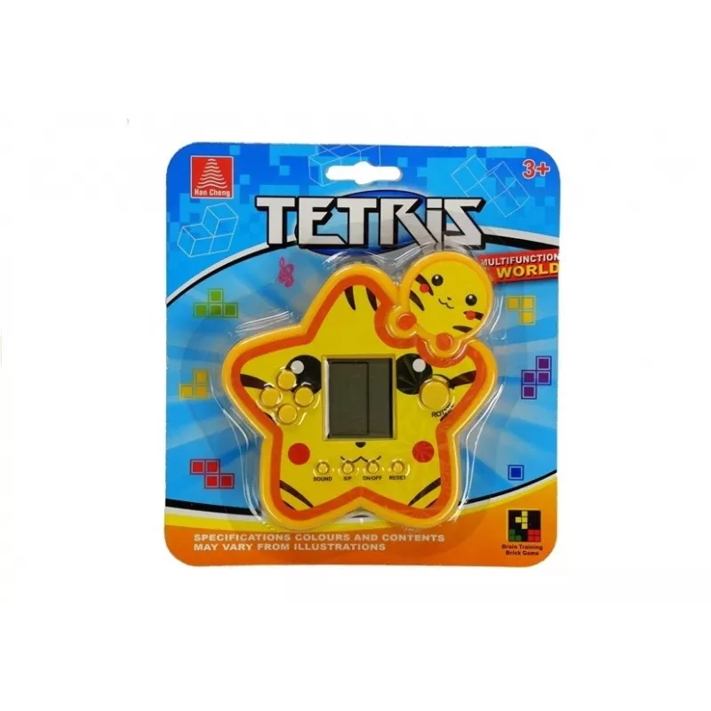LEAN TOYS Juego electrónico Tetris Star Yellow