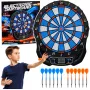 LEAN TOYS Dardos electrónicos LCD juego arcade 25 juegos 176 variantes