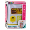 LEAN TOYS hucha electrónica caja fuerte cajero automático con PIN para niños Capybara amarillo