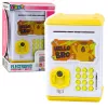 LEAN TOYS hucha electrónica caja fuerte cajero automático con PIN para niños Capybara amarillo