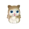 LEAN TOYS Muñeca Emily con gato de rosas y pelo largo