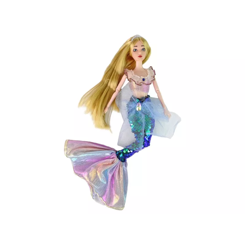 LEAN TOYS Muñeca bebé Emily la Sirena con accesorios verdes