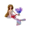 LEAN TOYS Muñeca bebé Emily la Sirena con accesorios rosas