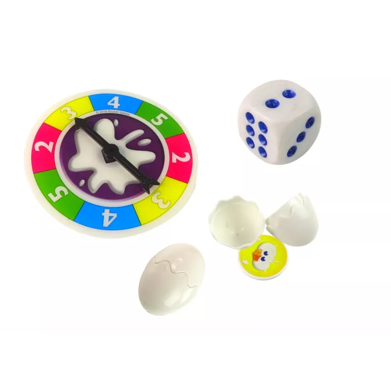 LEAN TOYS Juego Arcade Familiar Huevo Gritón Gallina Chirriante Huevo Explosivo