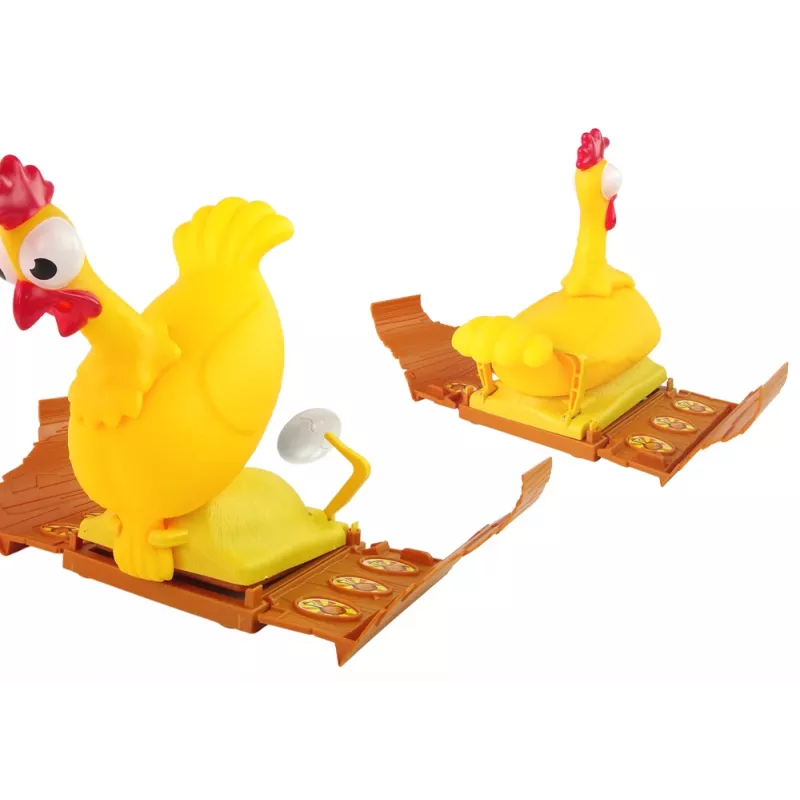 LEAN TOYS Juego Arcade Familiar Huevo Gritón Gallina Chirriante Huevo Explosivo