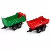LEAN TOYS Set de granja con tractor, vehículos agrícolas, animales y accesorios – Set de juego de 28 piezas