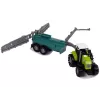 LEAN TOYS Tractor de granja con pulverizador sonido de granja verde