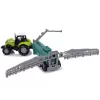 LEAN TOYS Tractor de granja con pulverizador sonido de granja verde