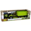 LEAN TOYS Tractor de granja con remolque luces y sonidos verde