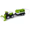 LEAN TOYS Set de vehículos de granja Tractor Cosechadora Cisterna Semirremolque