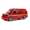 LEAN TOYS Camión de bomberos con cuerda de arrastre, luz y sonido